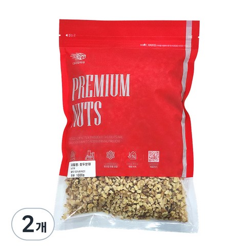 다다모마켓 호두 분태, 2개, 1kg