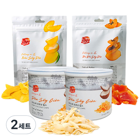 폴링인브이 트로피칼 건조과일 스마일세트, 2세트