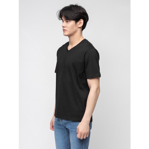 캐럿 남녀공용 브이넥 반팔 티셔츠 5컬러는 기본형 티셔츠를 원하는 사람의 심리를 완벽히 공략하는 티셔츠!