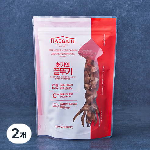 해가인 건꼴뚜기 (냉장), 120g, 2개