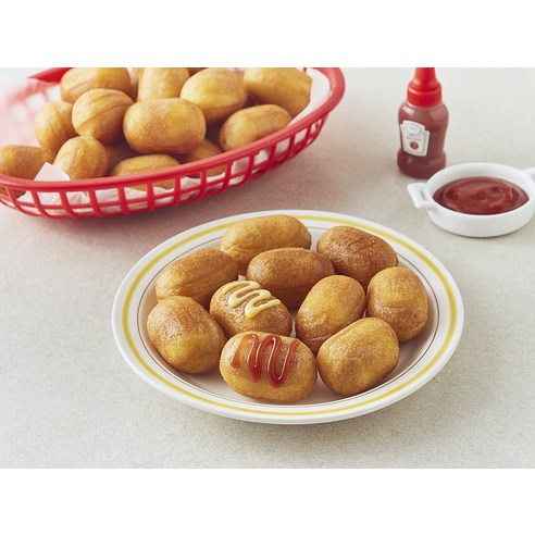 추억과 편리함이 만나는, 쉐푸드 우유 미니 핫도그