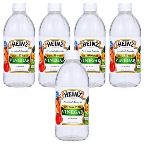 하인즈 디스틸드 화이트 식초, 473ml, 5개