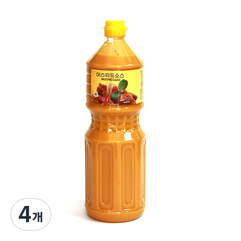 딜리셔스마켓 머스타드소스, 2kg, 4개