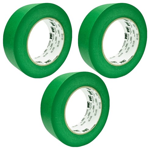 쓰리엠 저항성 마스킹 테이프 그린 36mm x 55m, 3개