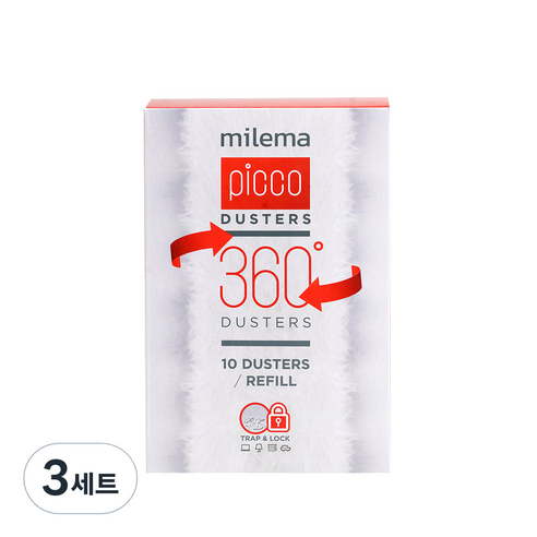 밀레마 피코 더스터 먼지떨이 리필팩 10p, 3세트, 화이트
