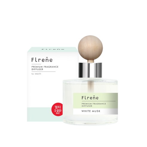 플렌느 차량용 디퓨저 120ml 본품, 화이트무스크, 1개