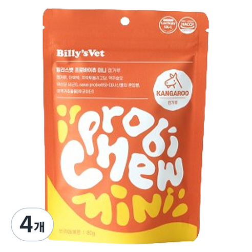 빌리스벳 프로바이츄 미니, 캥거루, 80g, 4개