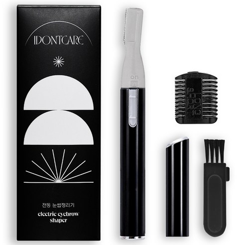 전동눈썹칼 추천 상품아이돈케어 전동 눈썹정리기, 블랙, 1개 제품 사진