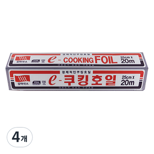 삼아삭스호일 e 쿠킹호일 25cm x 20m, 4개