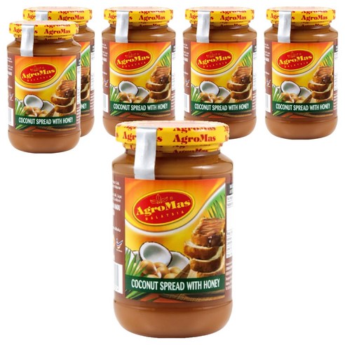 아그로마스 카야 코코넛 허니 스프레드, 450g, 6개