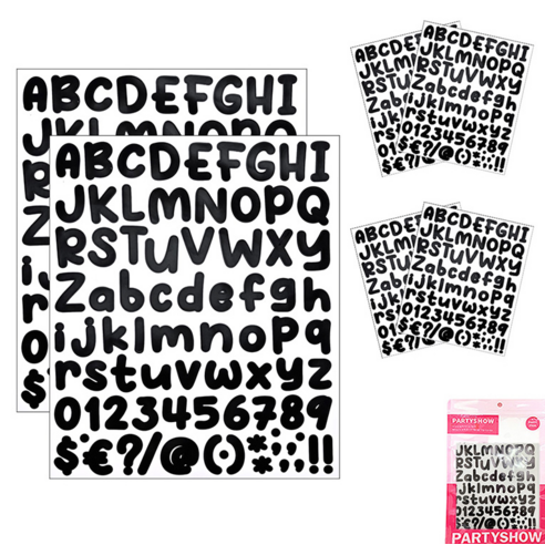 특별한 순간을 더욱 빛내줄 마법, 파티쇼 레터링 풍선 스티커