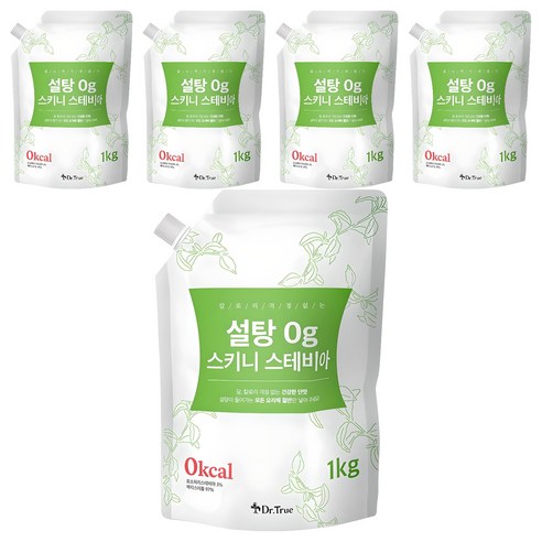 닥터트루 스키니 스테비아, 1kg, 5개