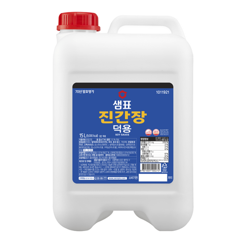 [샘표] 진간장덕용 15L, 1개