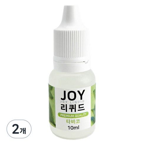 아로마조이 조이리퀴드 슬라임 향료 10ml, 2개, 타바코