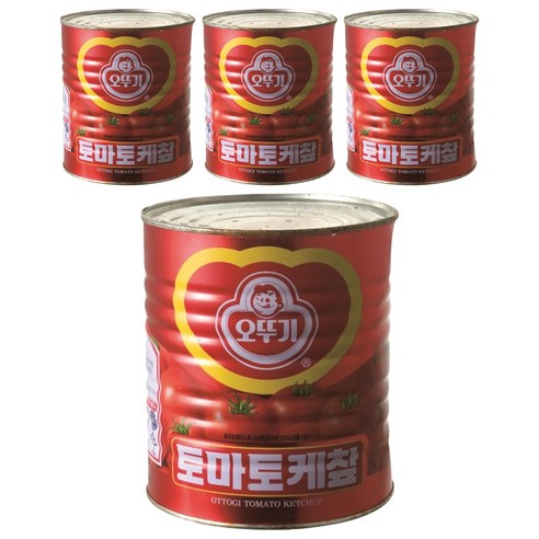 오뚜기 토마토케찹 캔, 3.35kg, 4개