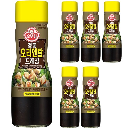 오뚜기 정통 오리엔탈 드레싱, 6개, 210g
