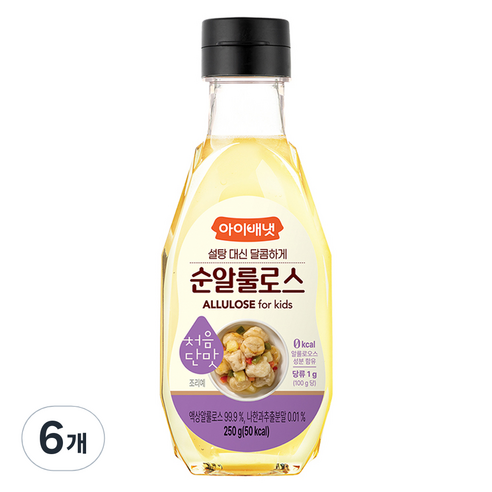 아이배냇 순알룰로스, 250g, 6개, 처음단맛