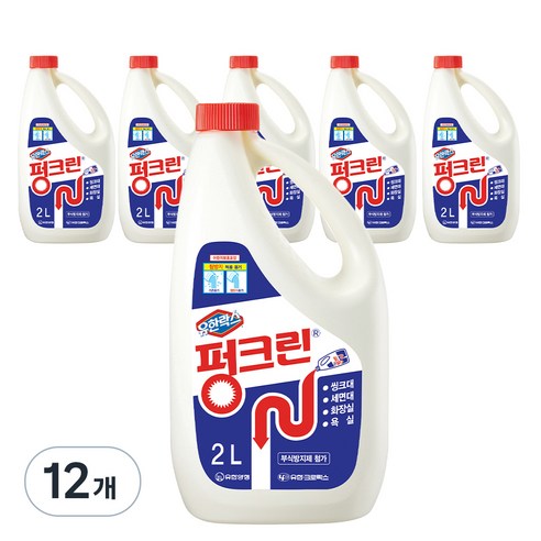 펑크린 배수구세정제, 2L, 12개