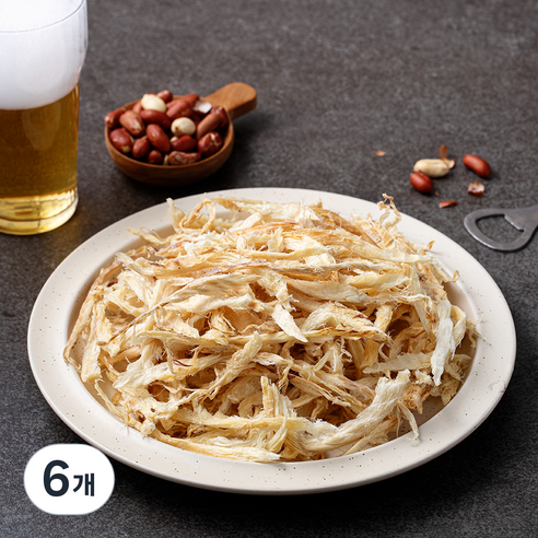 손질먹태채, 6개, 120g