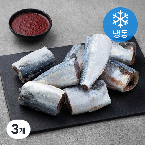 사랑해어 간편한 손질 조림용 국산 고등어 (냉동), 1.5kg, 3개