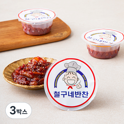 철구네 낙지젓 3개입, 180g, 3박스