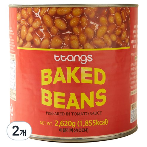 땅스 베이크드 빈스, 2개, 2.62kg
