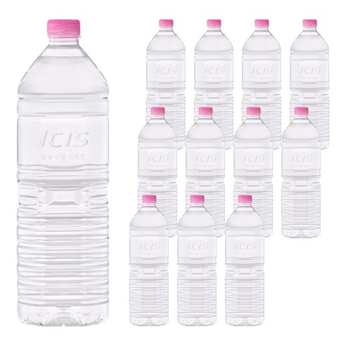 아이시스 생수 무라벨, 1.5L, 12개