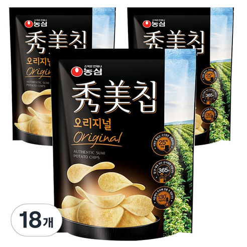 수미칩 오리지널, 85g, 18개