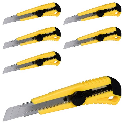 케이디와이 일반타입 고정형 커터칼 KC-70B, 6개