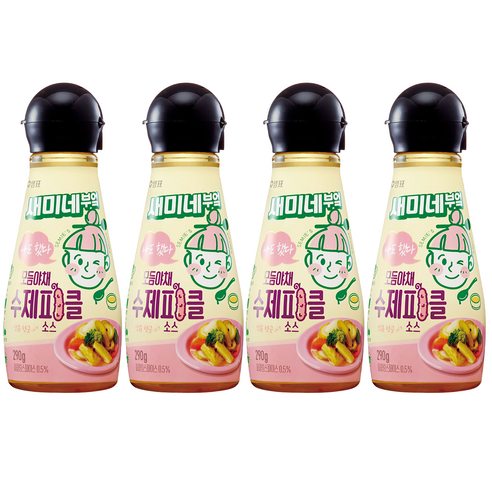 새미네부엌 모듬야채 수제피클 소스, 290g, 4개