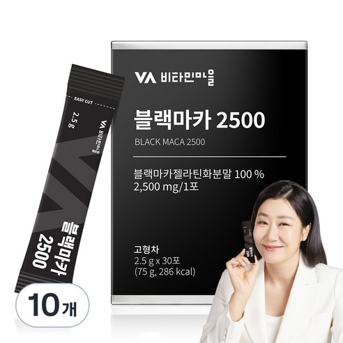비타민마을 블랙마카 2500, 75g, 10개