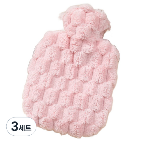 포켓마스터 냉온 찜질팩 2L + 파우치 핑크 세트, 3세트