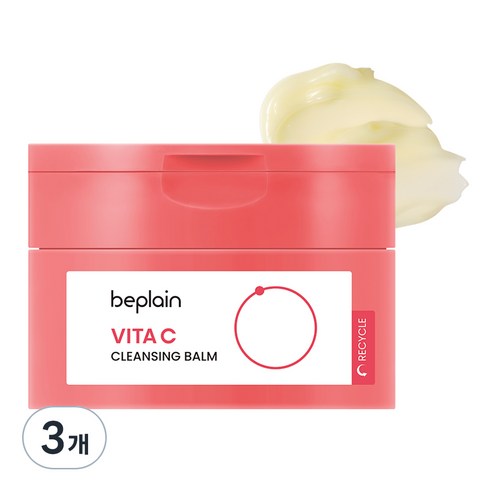 비플레인 비타C 브라이트닝 클렌징 밤, 100ml, 3개