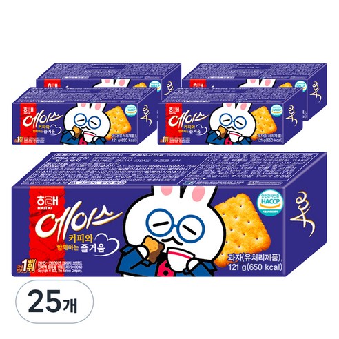 해태제과 에이스, 121g, 25개
