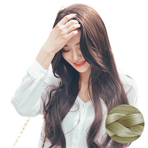 가발나라 롱스트레이트 통가발 M, 아이스블론드, 1개