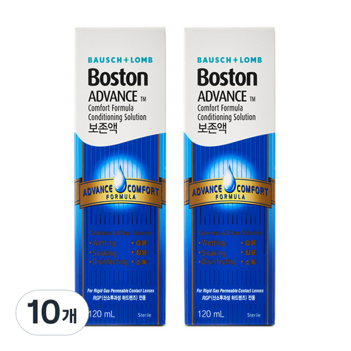 바슈롬 보스톤 어드밴스 렌즈 보존액, 10개, 120ml
