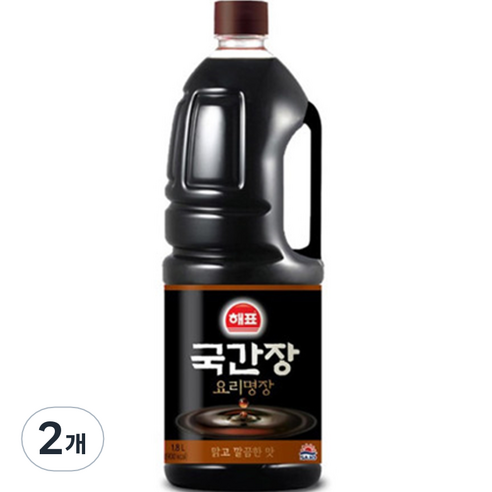 해표 국간장, 1.8L, 2개