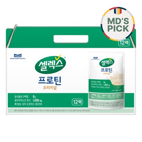 셀렉스 프로틴 파우치 음료 오리지널 12p, 12ml, 12개