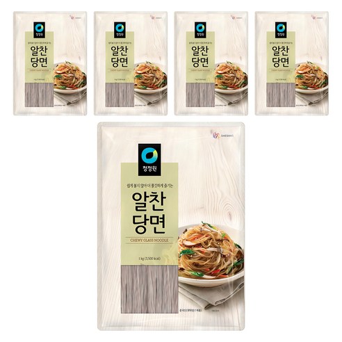 청정원 알찬당면, 1kg, 5개