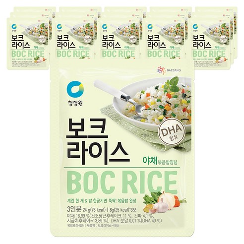청정원 보크라이스 야채, 24g, 16개