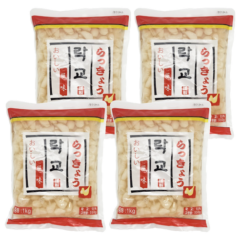토호식품 락교 파우치, 1kg, 4개