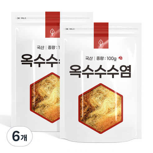 자연초 옥수수수염, 100g, 1개입, 6개