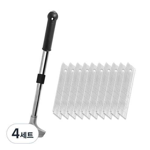 월드크린 해피손 스크래퍼 2단 랜덤발송 + 칼날 10p, 4세트