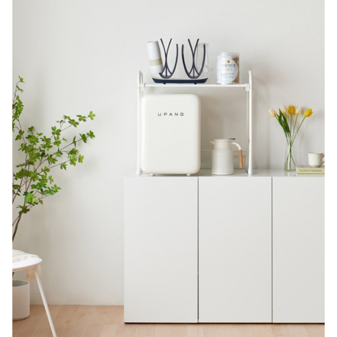 좁은 공간, 육아용품 정리 고민? 아이템톡 맘센스 정리선반 하나로 해결!