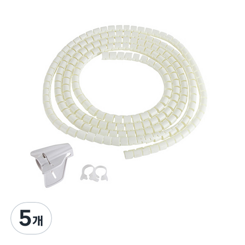 지오비즈 매직 케이블 베이지 15mm x 3m, 5개
