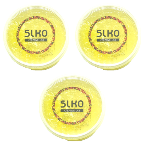 슬코 슬라임 베이스 210ml, 3개, 노랑