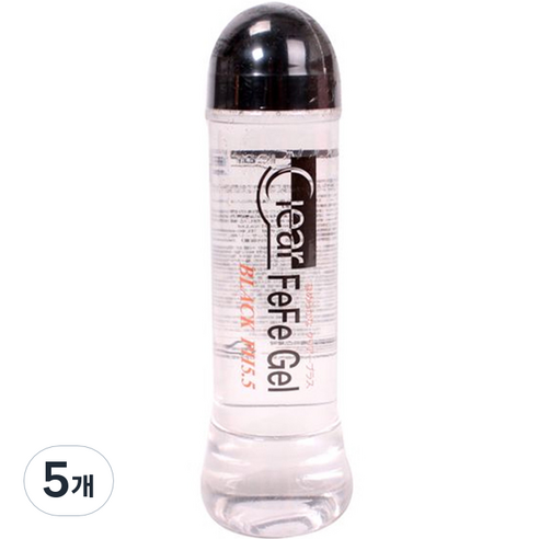 클리어 페페 블랙 PH5.5 마사지 젤, 360ml, 5개