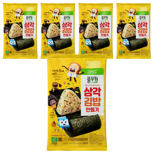 풀무원 삼각 김밥 만들기 세트 44.2g, 5개