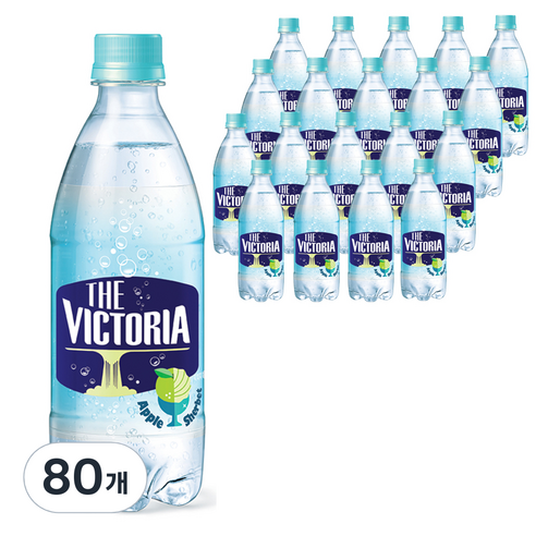 웅진빅토리아 더 빅토리아 애플셔벗 탄산음료, 500ml, 80개