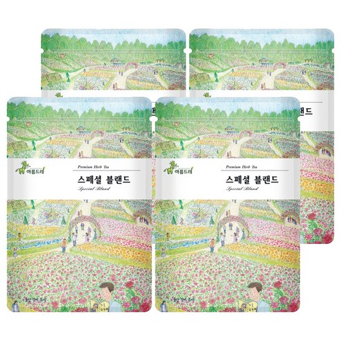 아름드레 프리미엄 삼각티백 스페셜 블랜드 허브차, 1.1g, 25개입, 4개